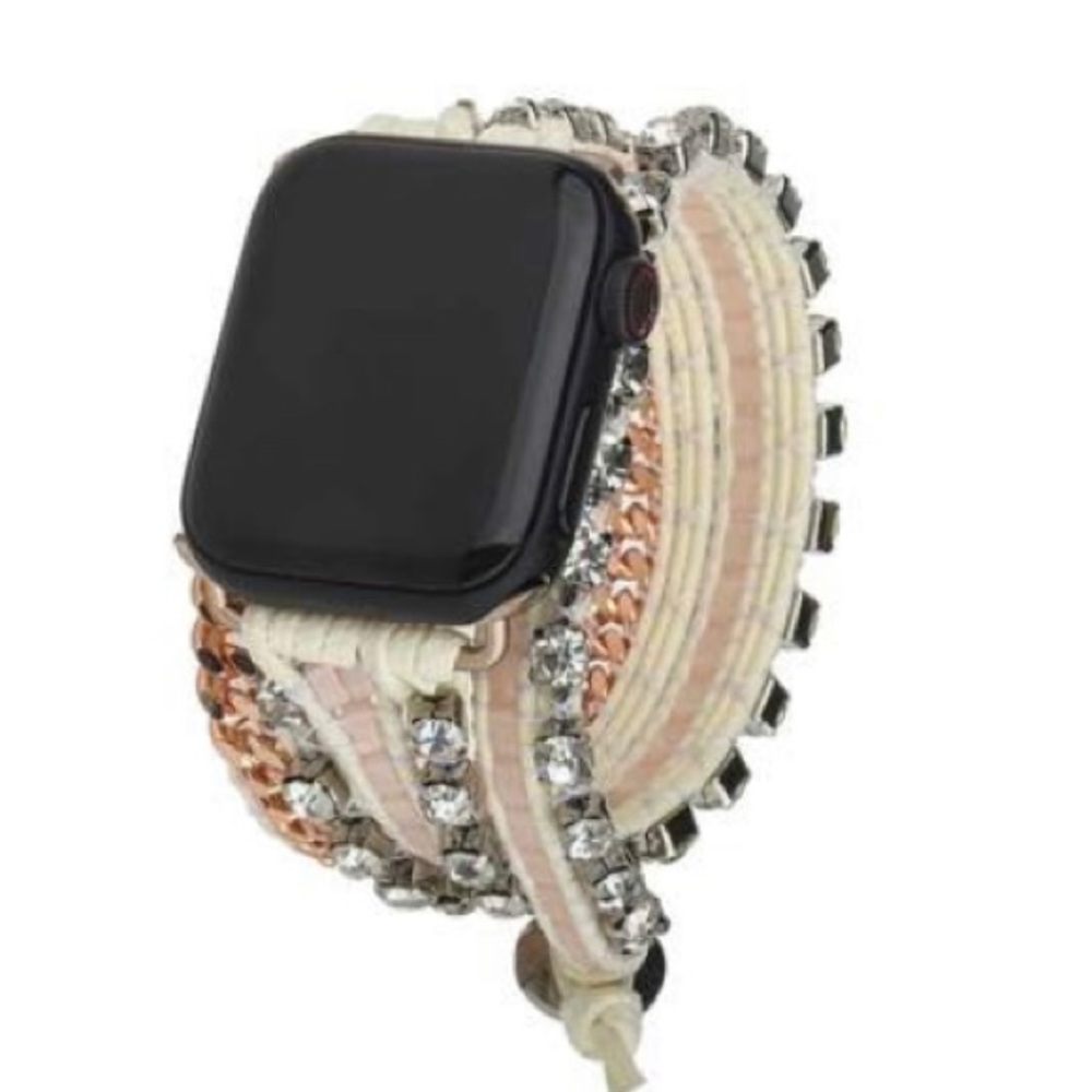 Victoria Emerson ROSE GOLD & CRYSTAL APPLE WATCH